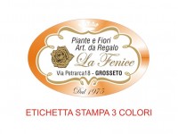 Etichette adesive per fioristi, fiorai e vivaisti (mm 47x30)  (cod.47G)